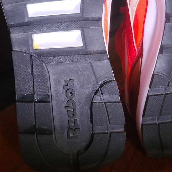 reebok shoes red and white